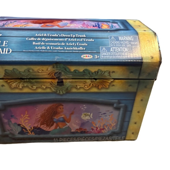 Disney The Little Mermaid Ariel Ursula Dress Up Trunk Outfit Dresses Accessories - Picture 3 of 5